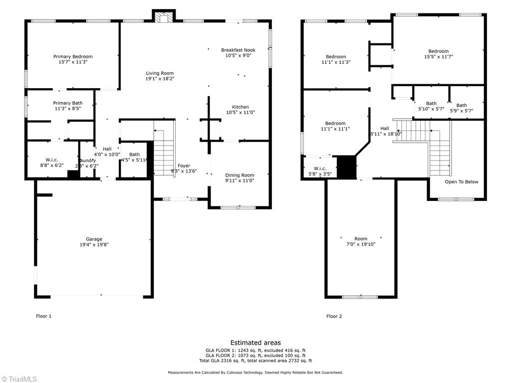 4712 Ridgefall Road Greensboro, NC 27410 - Photo 44 of 44 Floor plan 3