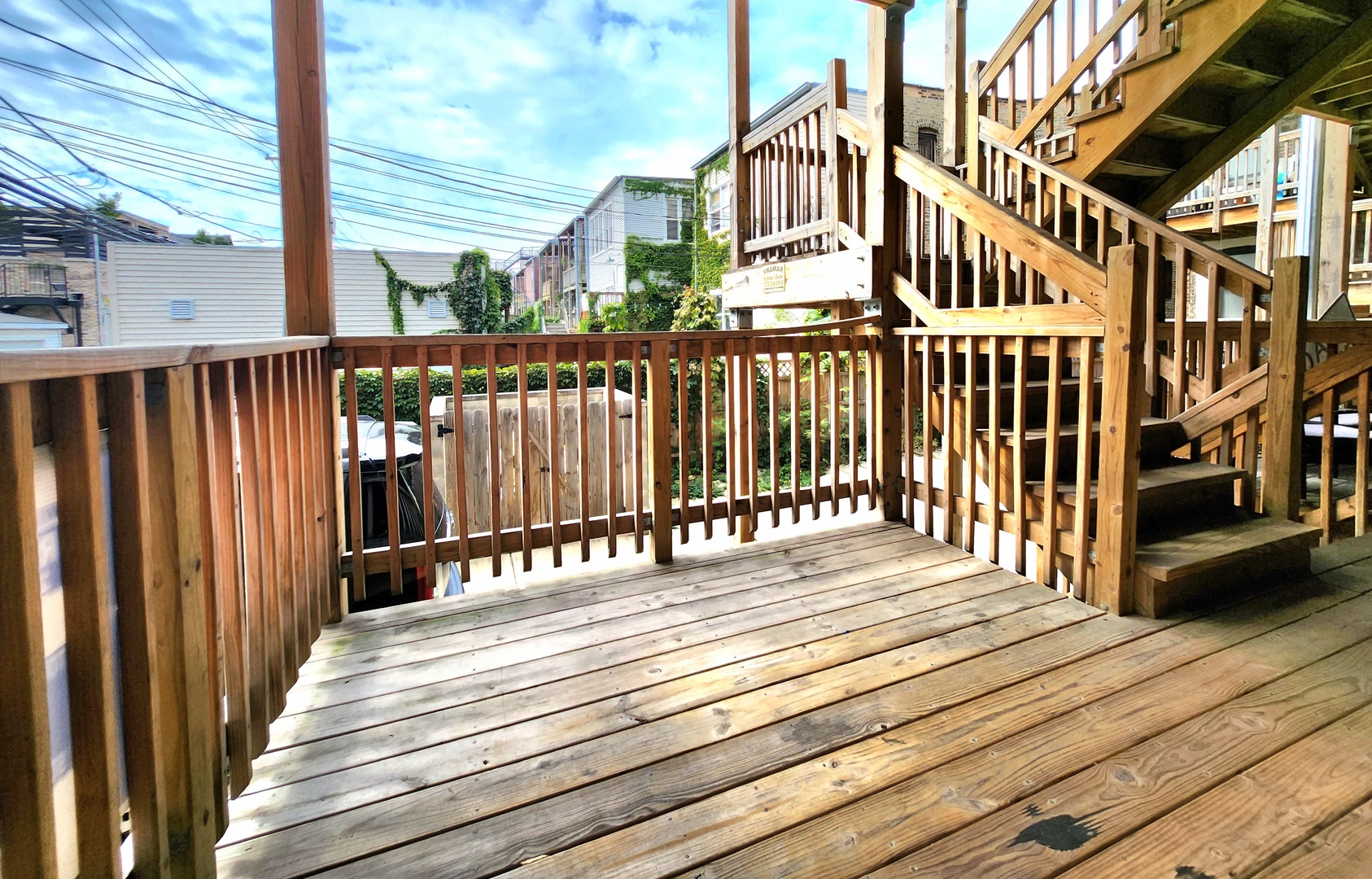 3548 North Racine Avenue, Unit 1 Chicago, IL 60613 - Photo 19 of 19 a view of a wooden deck