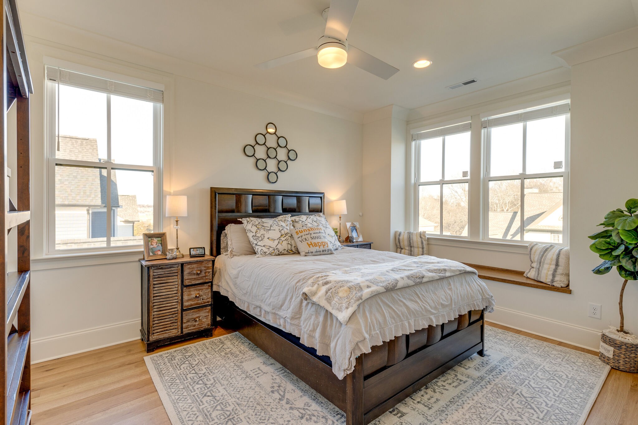 301 Circuit Road Franklin, TN 37064 - Photo 35 of 69 a bedroom with a large bed and windows