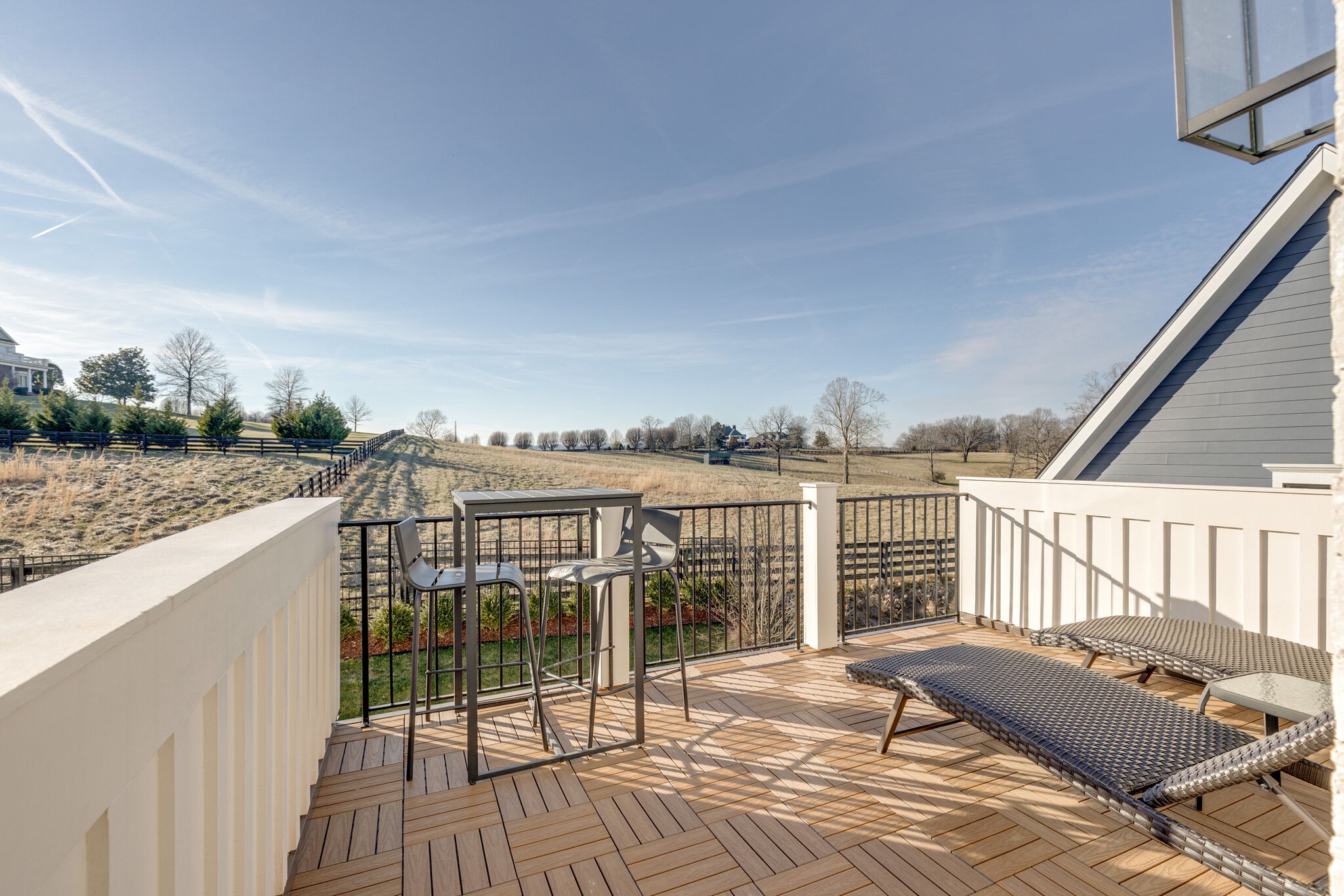 301 Circuit Road Franklin, TN 37064 - Photo 47 of 69 a view of a balcony with two chairs and wooden floor