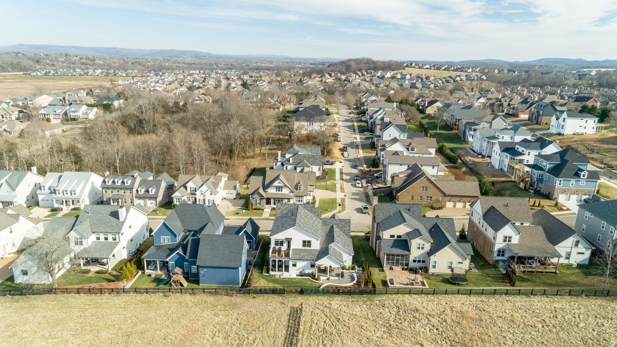 301 Circuit Road Franklin, TN 37064 - Photo 60 of 69 an aerial view of residential houses with outdoor space