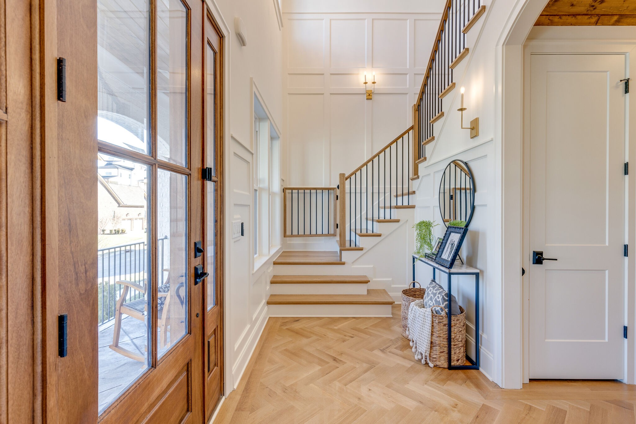 301 Circuit Road Franklin, TN 37064 - Photo 6 of 69 a view of entryway and hall with wooden floor