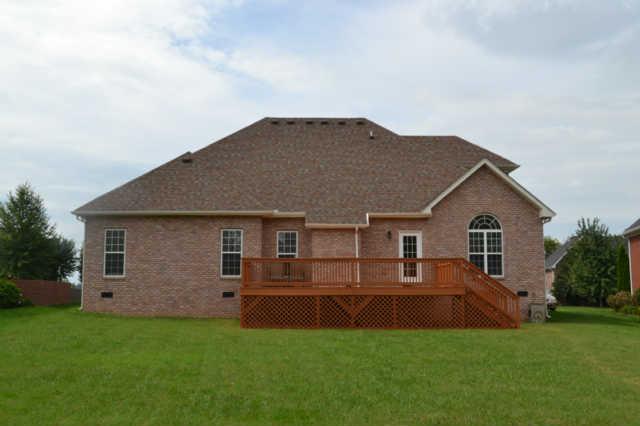 1628 Fair House Road Spring Hill, TN 37174 - Photo 9 of 9 The Rear of the Home with a Large Deck, prime for Cookouts and enjoying the Comfortable Fall Weather.