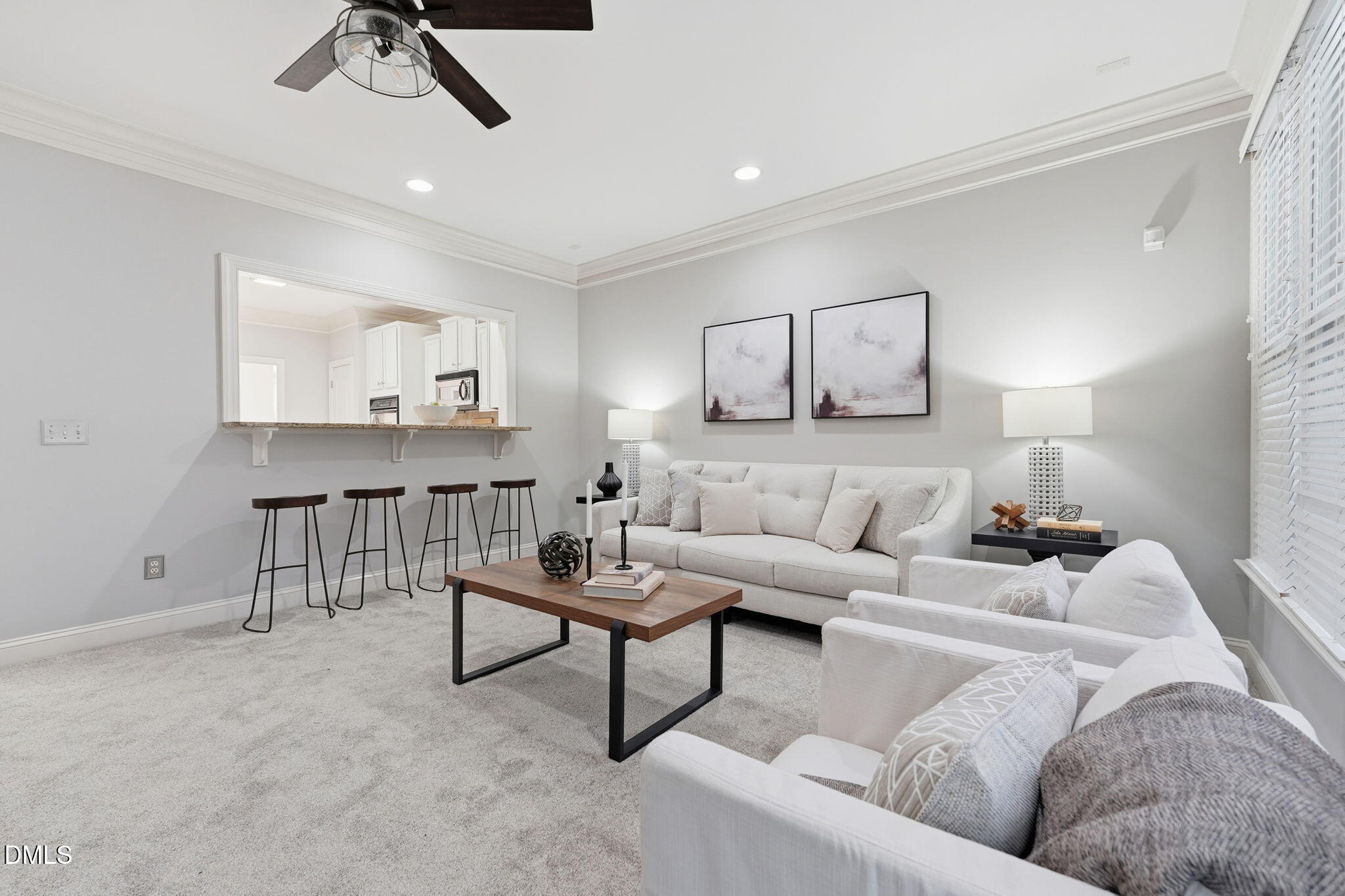 110 Bon Marche Lane Raleigh, NC 27615 - Photo 5 of 25 a living room with furniture and a wooden floor
