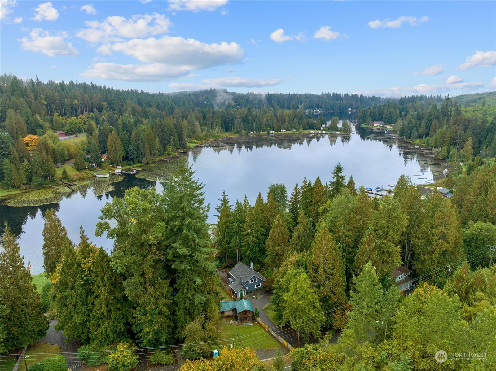 923 Southwest Lake Roesiger Road Snohomish, WA 98290 - Photo 33 of 40 a view of lake with green space