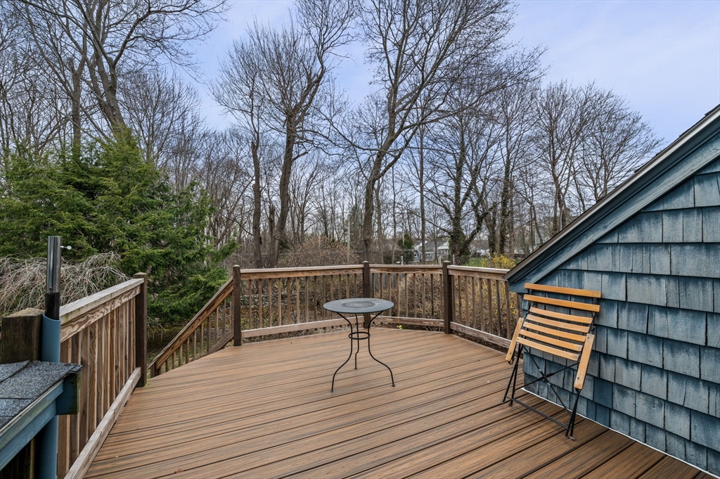 5 Prospect Street Danvers, MA 01923 - Photo 30 of 42 a view of deck with wooden floor and seating space