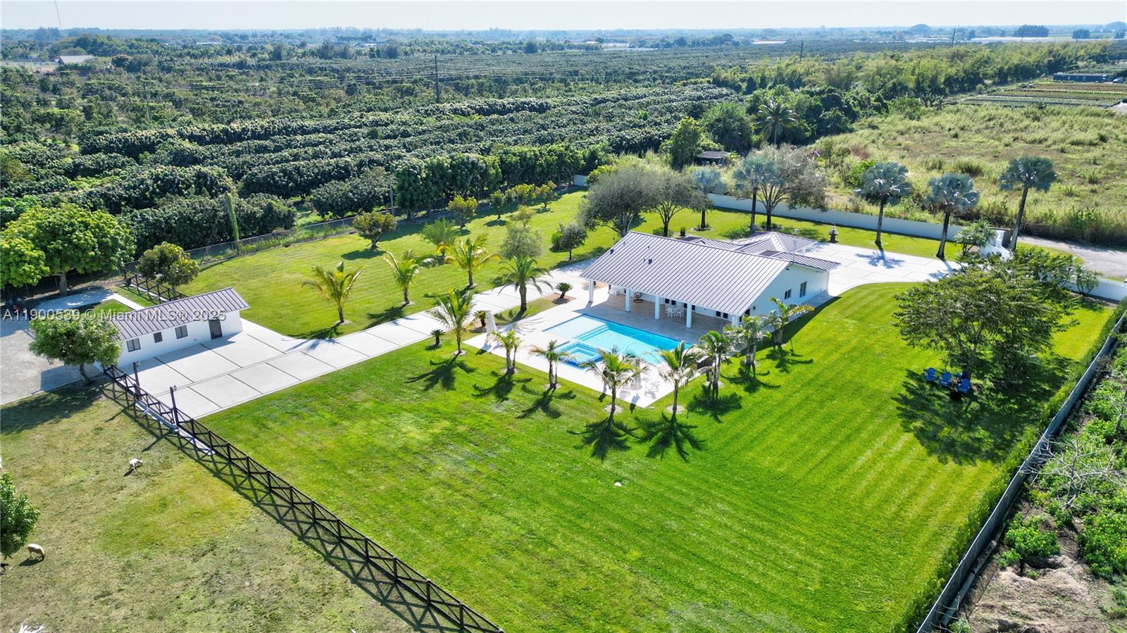 20407 Southwest 226th Street Miami, FL 33170 - Photo 9 of 71 an aerial view of a house with a garden