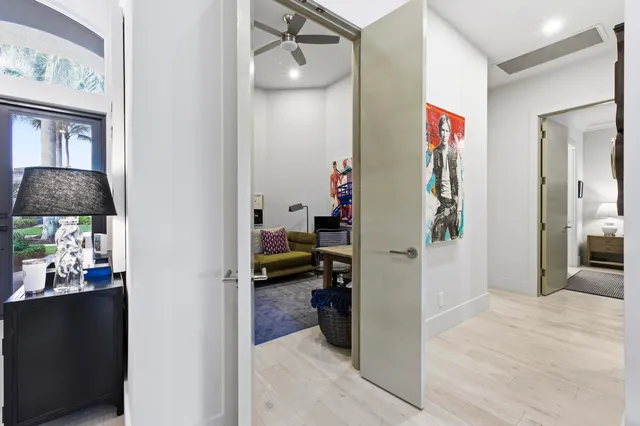 a view of a living room