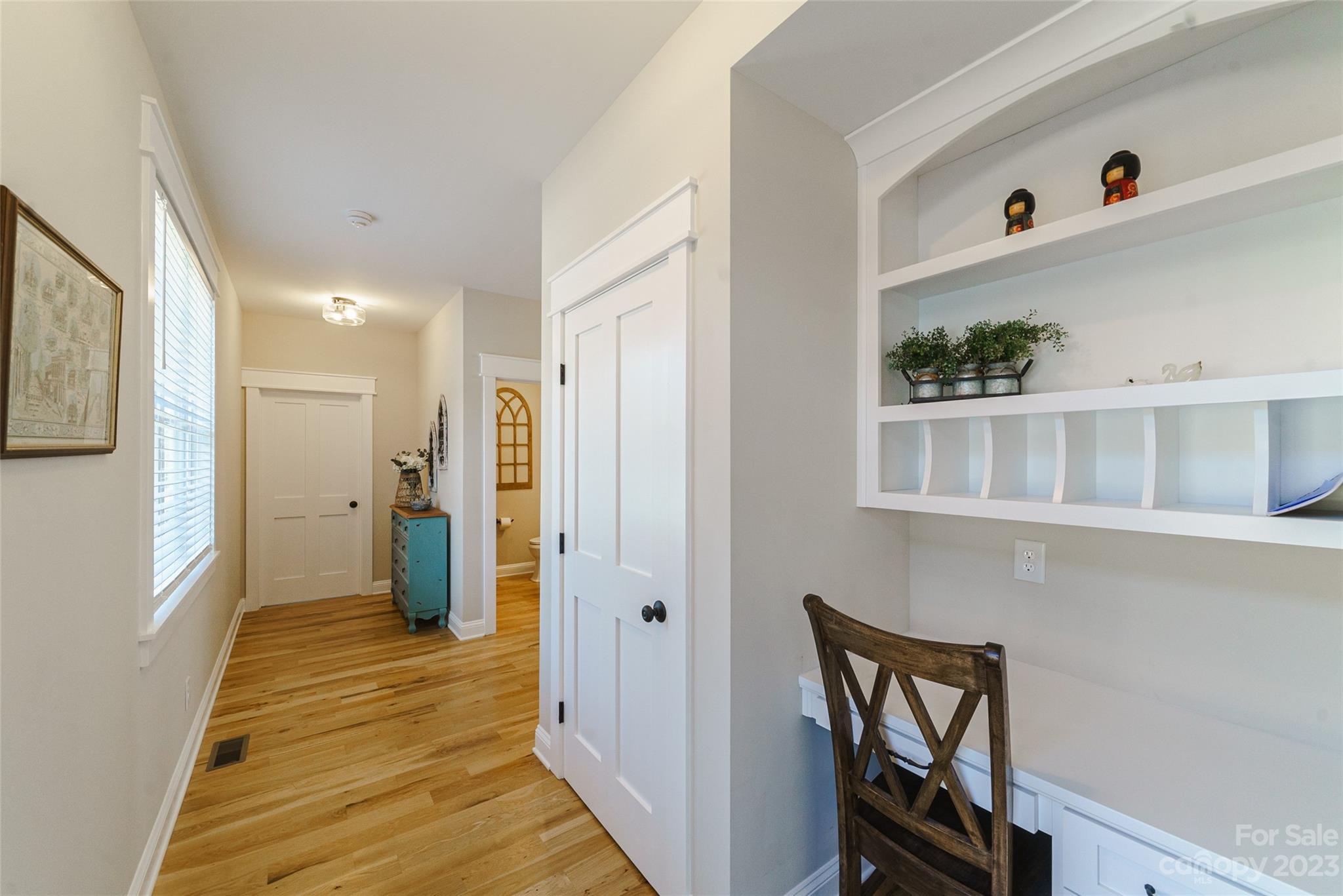 16063 McLester Road Oakboro, NC 28129 - Photo 21 of 48 a view of a hallway with wooden floor and entryway