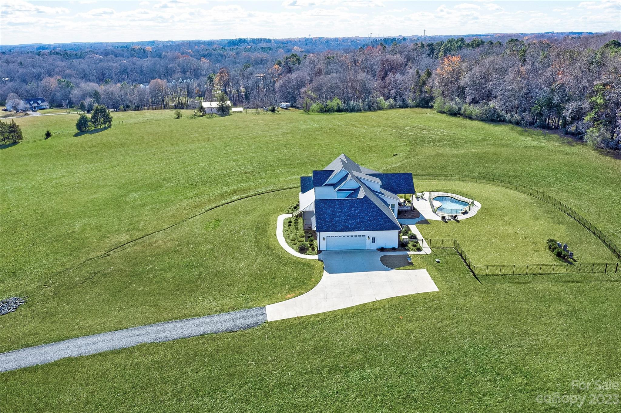 16063 McLester Road Oakboro, NC 28129 - Photo 43 of 48 a view of garden with seating area