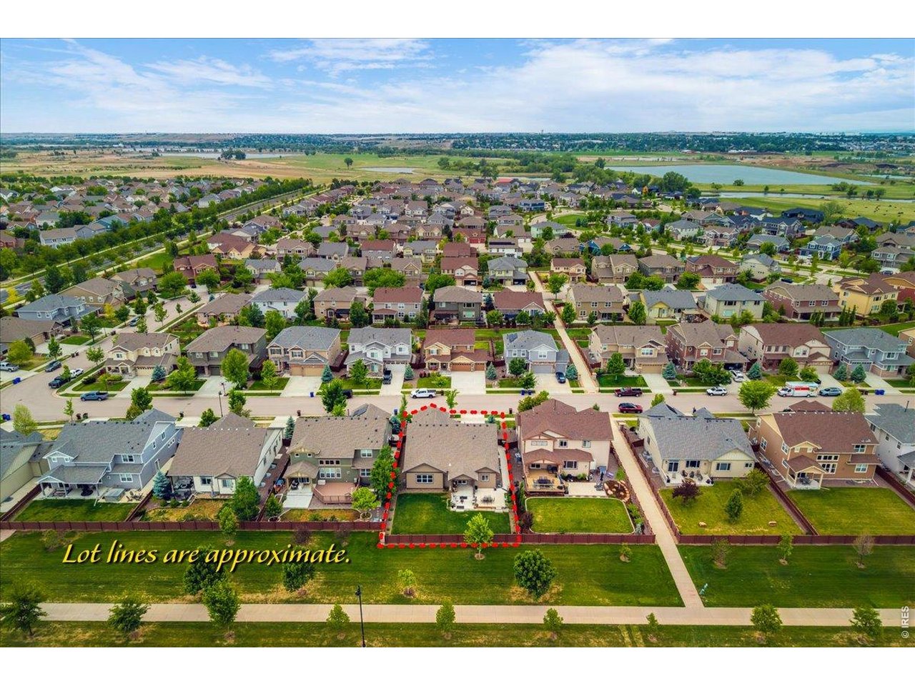 6096 Story Road Timnath, CO 80547 - Photo 48 of 50 an aerial view of residential houses with outdoor space