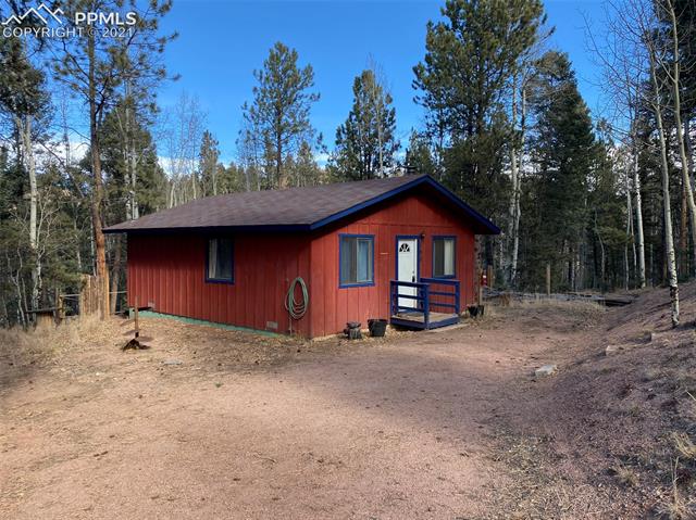 190 Princess Road Cripple Creek, CO 80813 - Photo 2 of 21 Front of cabin