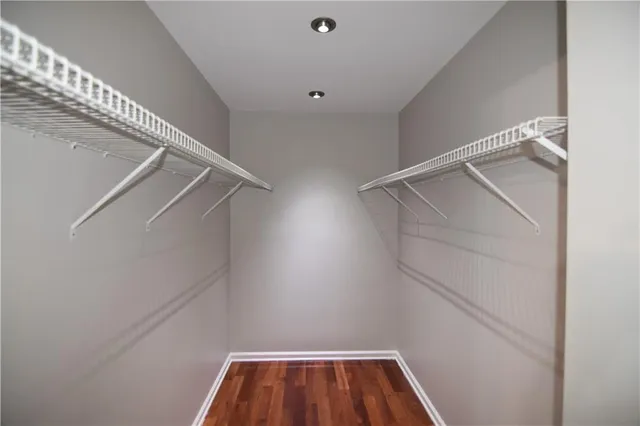 a view of walk in closet