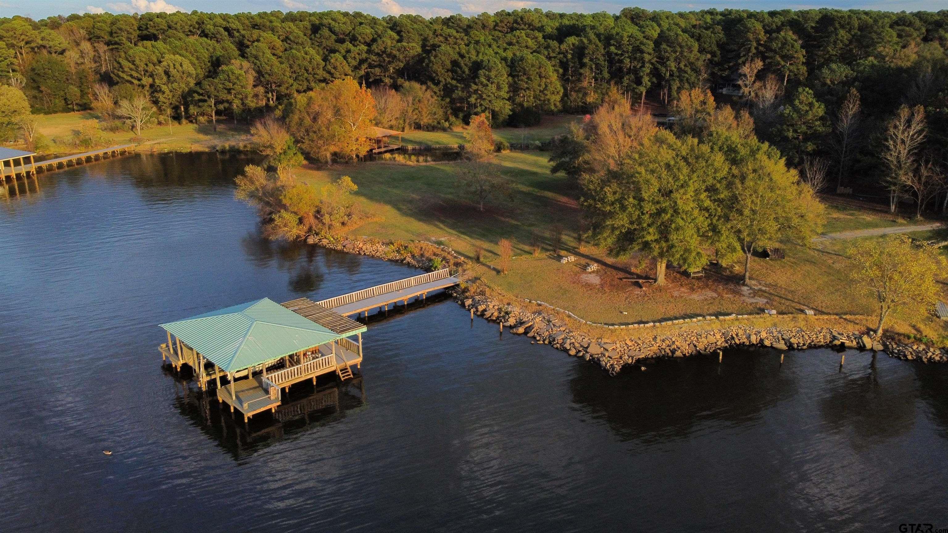 15722 Timberhill Drive Flint, TX 75762 - Photo 46 of 48 an aerial view of a house with a yard pool patio and outdoor seating