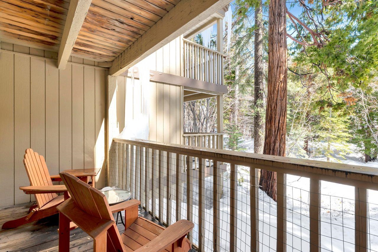 1001 Commonwealth Drive, Unit 156 Kings Beach, CA 96143 - Photo 15 of 21 a view of a two chair in the balcony