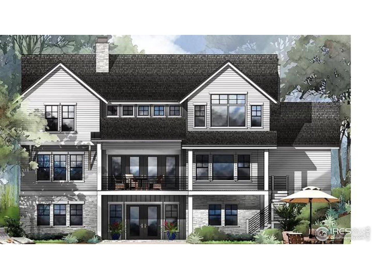 8103 Dreamer Rdg Road Frederick, CO 80504 - Photo 13 of 29 Rendering of Back of Home to Be Built