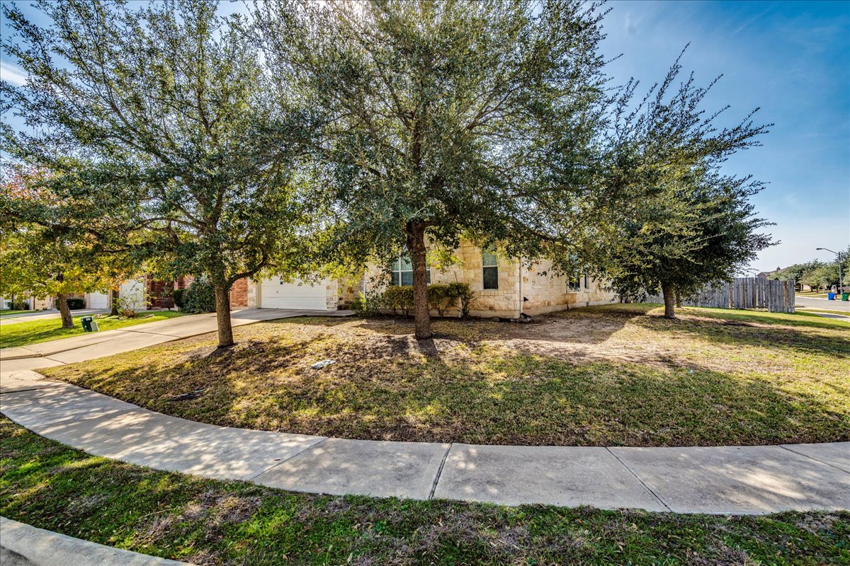 18424 Dry Brook Loop Pflugerville, TX 78660 - Photo 4 of 25 View of property hidden behind natural elements featuring driveway