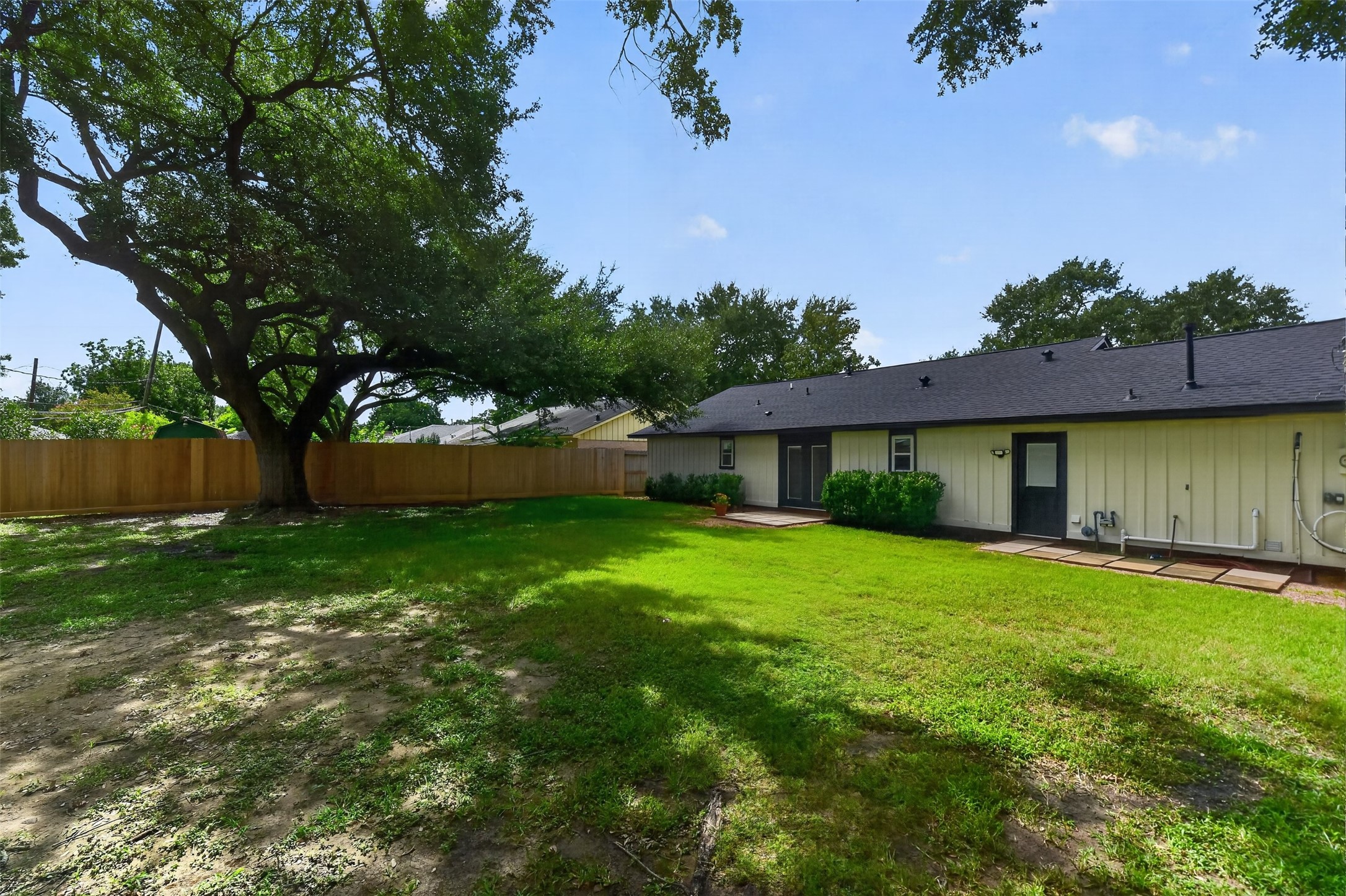 10407 Winding Trail Road La Porte, TX 77571 - Photo 33 of 40 Generous backyard offers endless possibilities for entertaining, gardening, play, or simply enjoying the outdoors