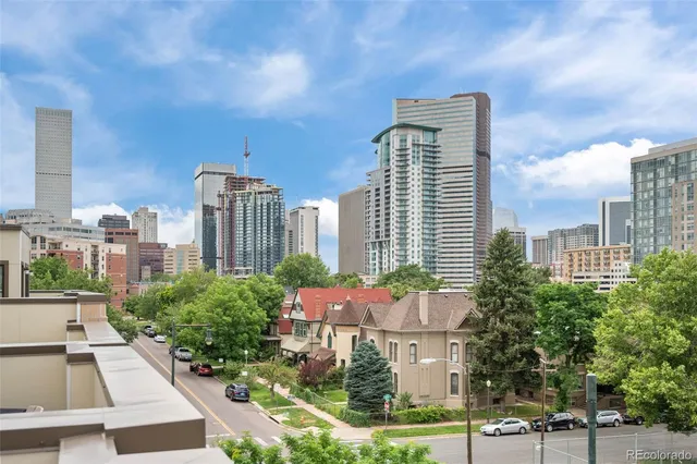 a view of an entrance of the building