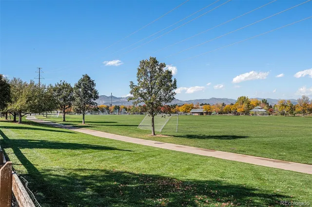 a view of a golf course