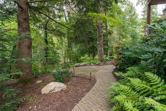 a view of a house with a tree