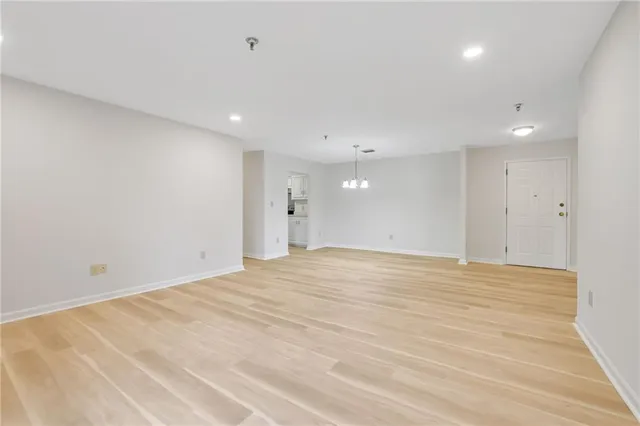 a view of empty room