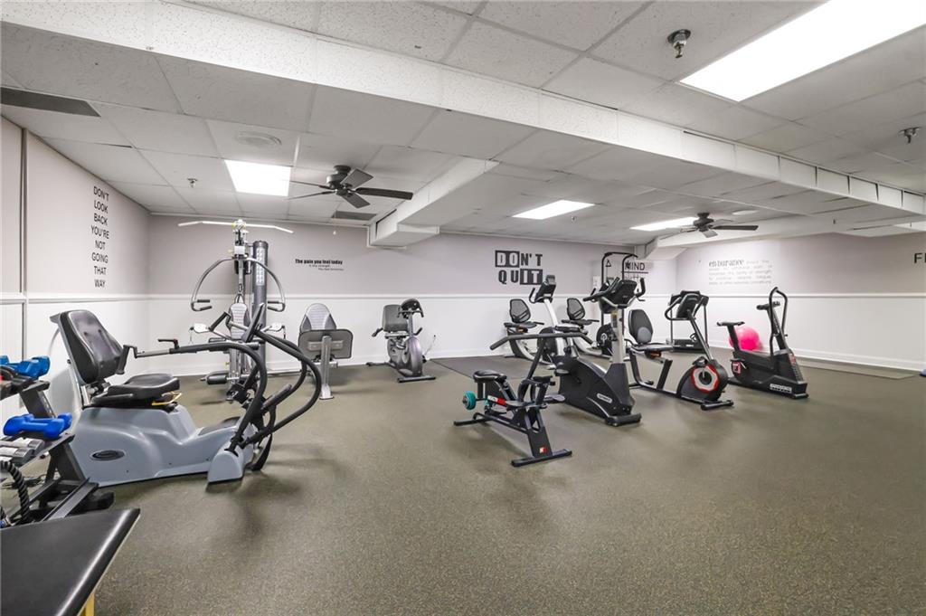300 Johnson Ferry Road, Unit B103 Atlanta, GA 30328 - Photo 30 of 40 a view of a room with gym equipment