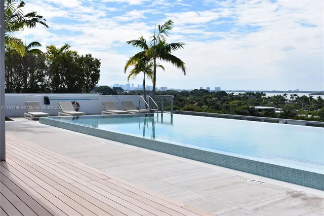 a view of a terrace with skyline