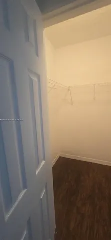 a view of small space with empty racks