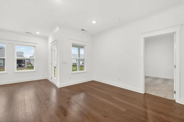 a view of an empty room