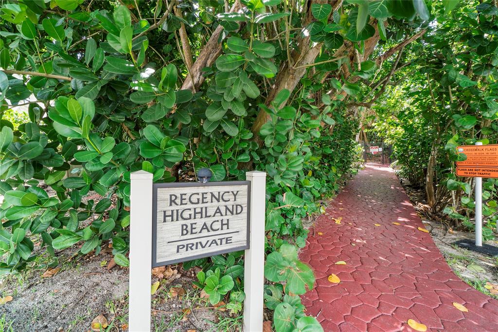 3908 South Ocean Boulevard, Unit TH4 Boca Raton, FL 33487 - Photo 29 of 37 a sign on the side of the road