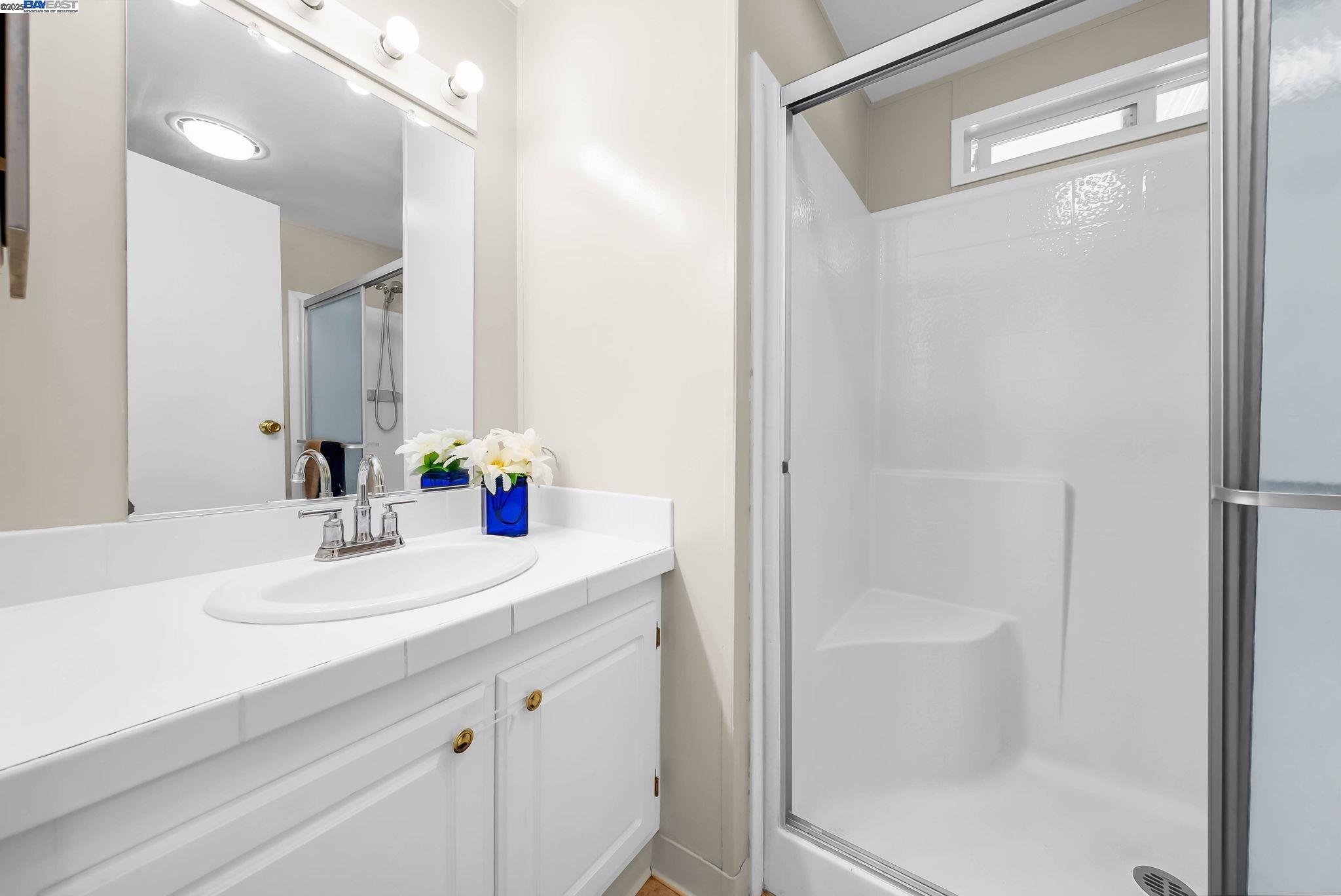 711 Old Canyon Road, Unit 176 Fremont, CA 94536 - Photo 27 of 41 a bathroom with a sink and a mirror