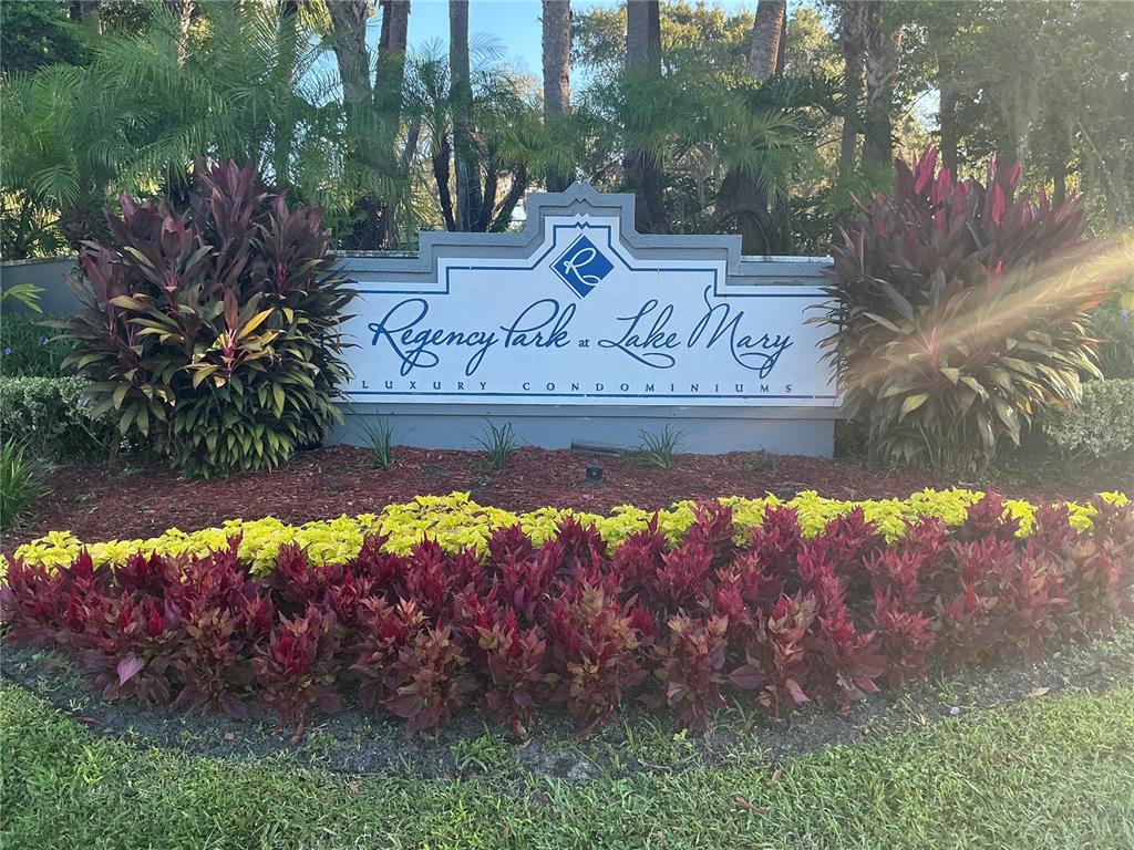 715 Sugar Bay Way, Unit 107 Lake Mary, FL 32746 - Photo 19 of 48 a view of a sign of a house