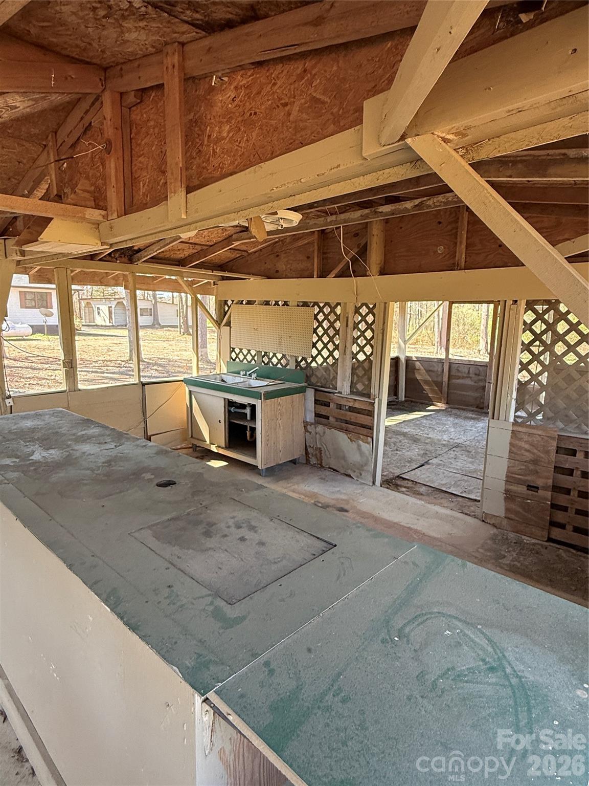 5808 Flint Ridge Marshville, NC 28103 - Photo 31 of 38 a view of a backyard of a house