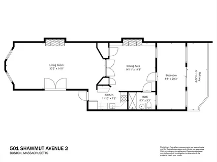 $989,000 | 501 Shawmut Avenue, Unit 2, Boston, MA 02118