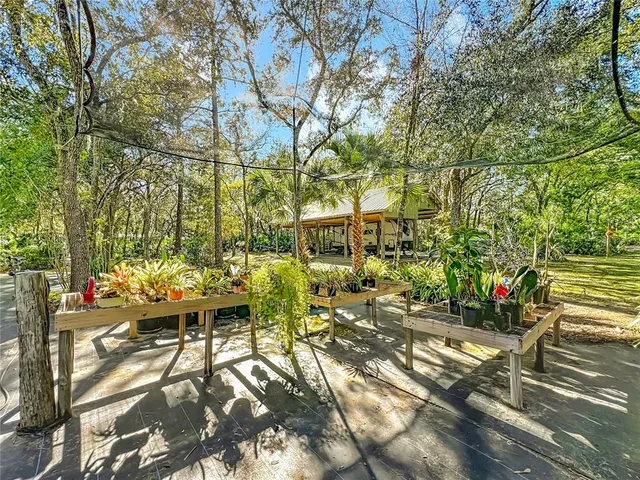 a view of a house with a outdoor space