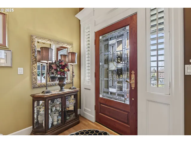 a living room with furniture and window