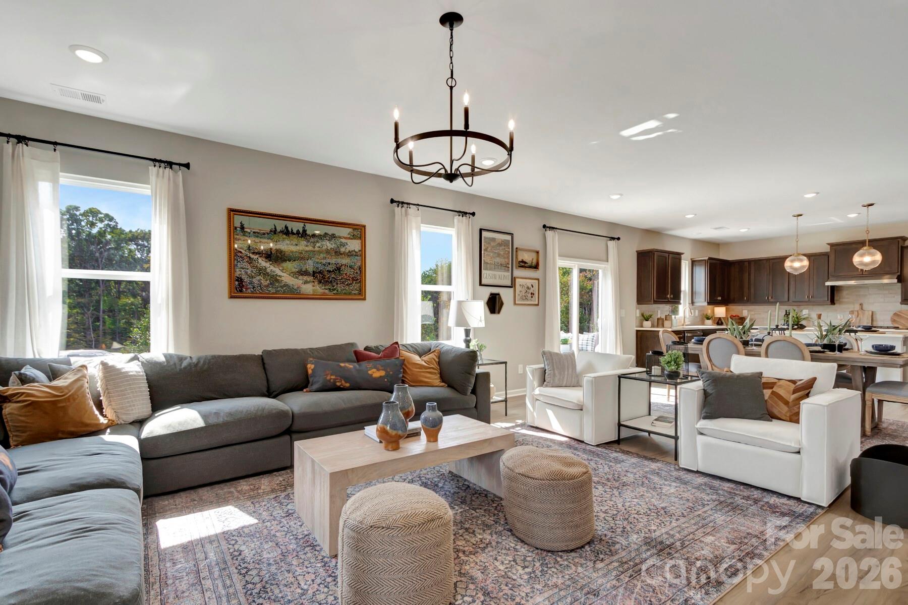 1458 Kate Cecil Way York, SC 29745 - Photo 14 of 40 a living room with furniture ceiling window and couch