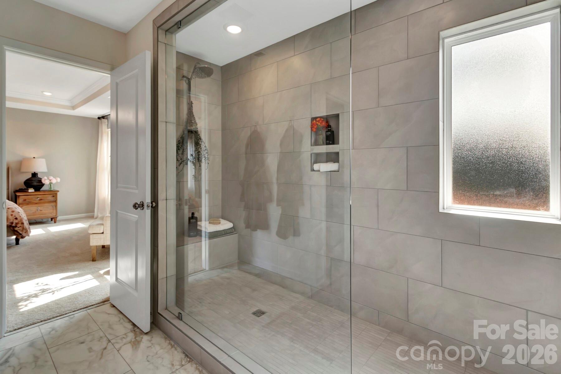 1458 Kate Cecil Way York, SC 29745 - Photo 39 of 40 a bathroom with a shower