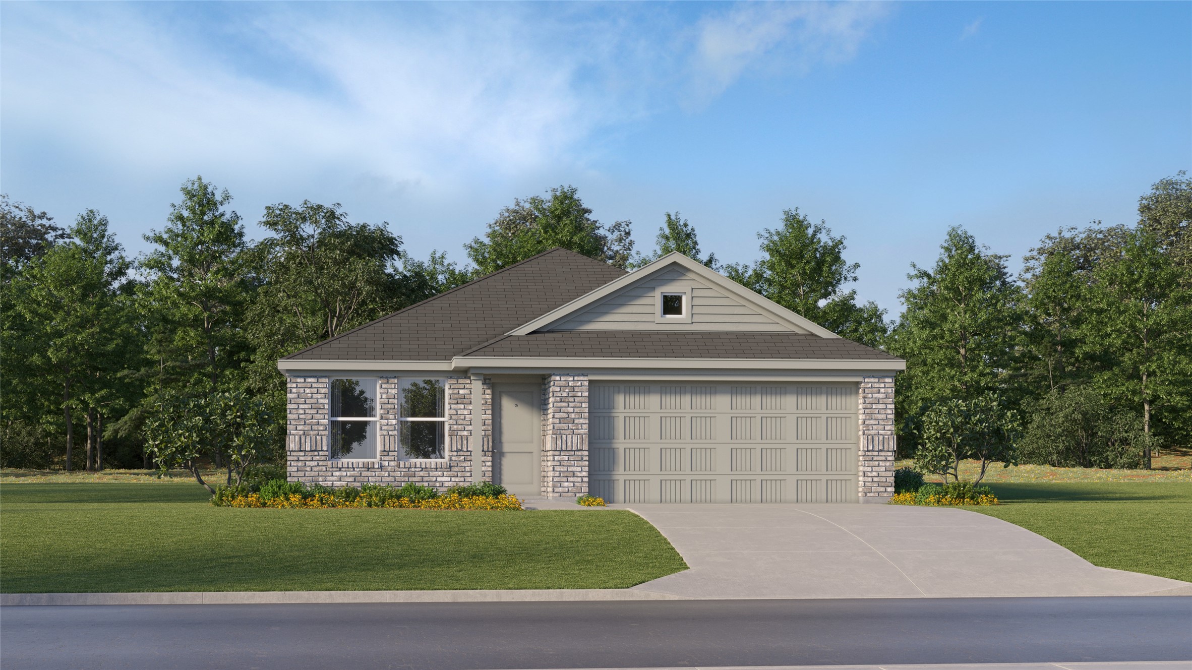 1819 Taggart Trail Bryan, TX 77807 - Photo 1 of 21 a front view of a house with a garden