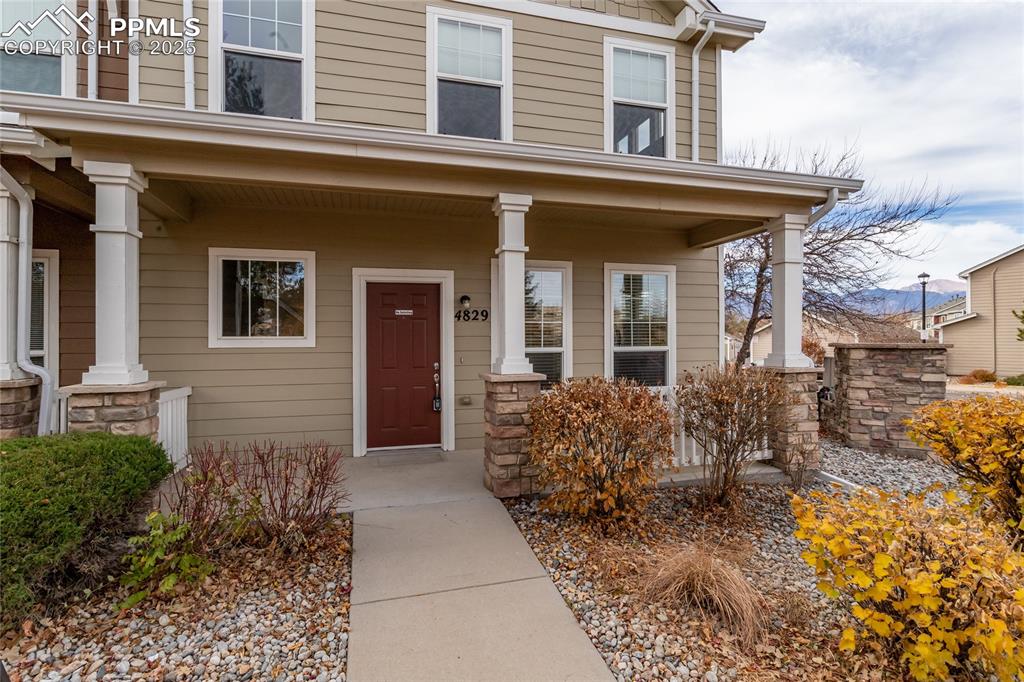 4829 Harrier Ridge Drive Colorado Springs, CO 80916 - Photo 2 of 50 front view of a house