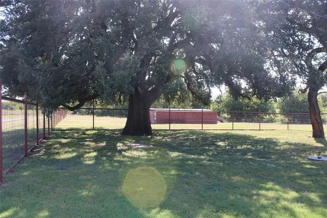 a backyard of a house