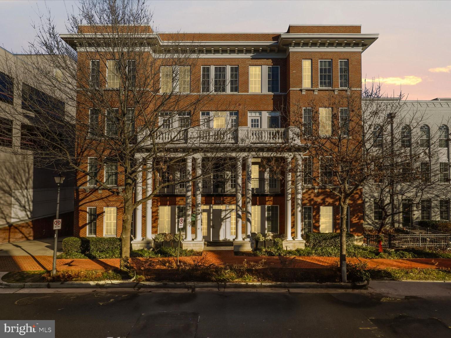 1023 North Royal Street, Unit 214 Alexandria, VA 22314 - Photo 22 of 38 a front view of a house with a ocean view