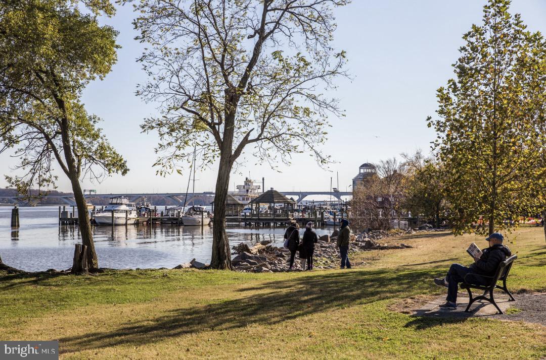 1023 North Royal Street, Unit 214 Alexandria, VA 22314 - Photo 30 of 38 a view of a lake with a house