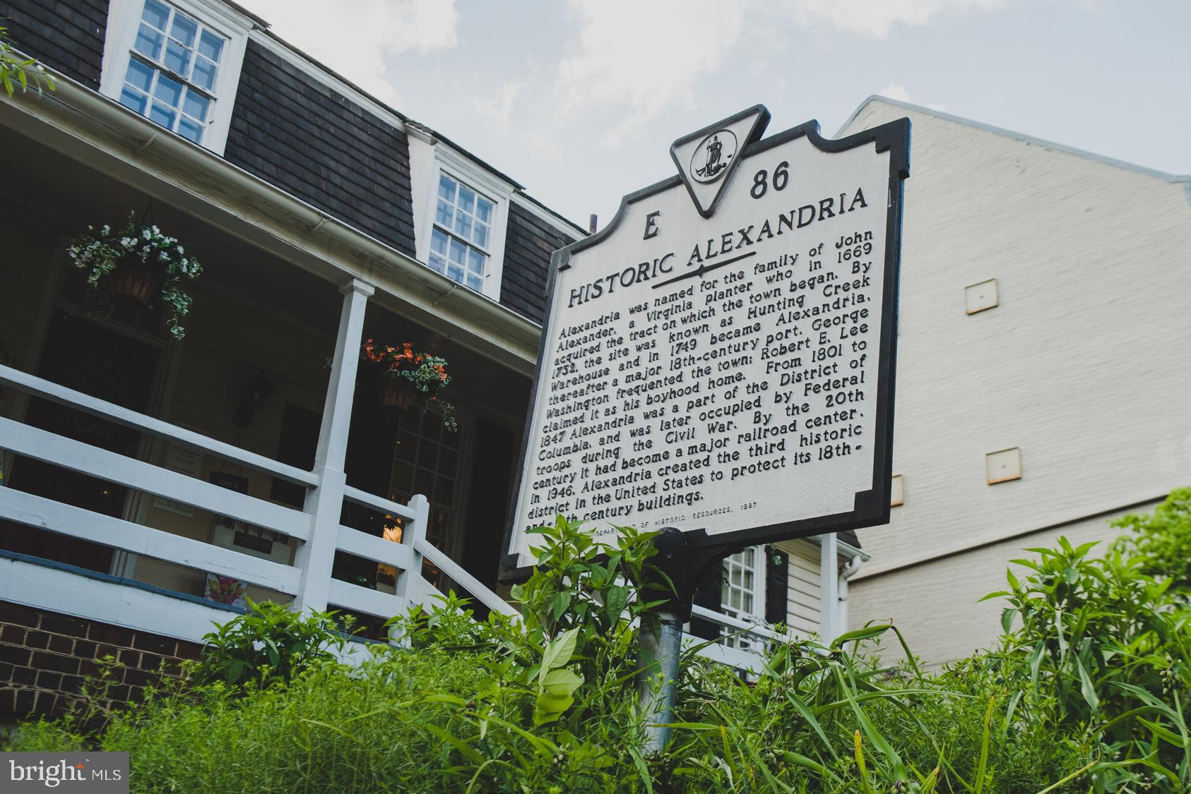 1023 North Royal Street, Unit 214 Alexandria, VA 22314 - Photo 36 of 38 a sign board on the wall