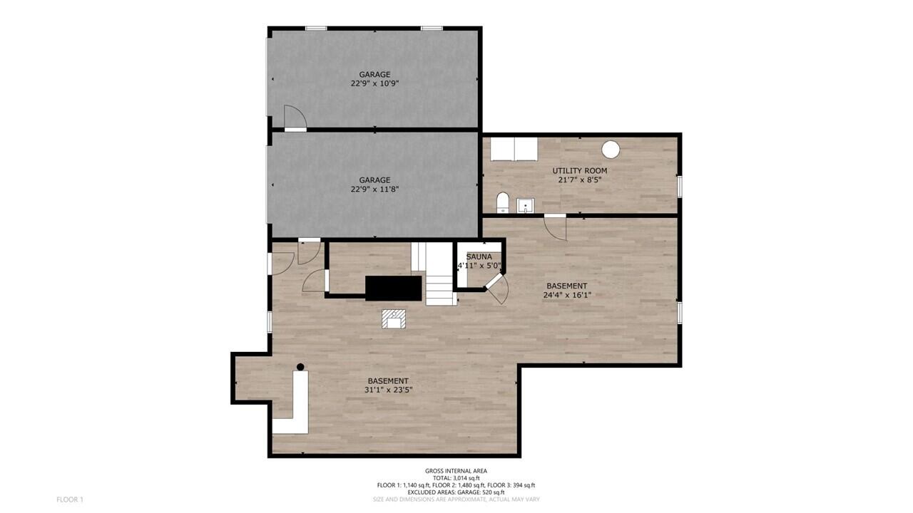 70 Rainbow Road Shapleigh, ME 04076 - Photo 52 of 53 Basement Floor Plan