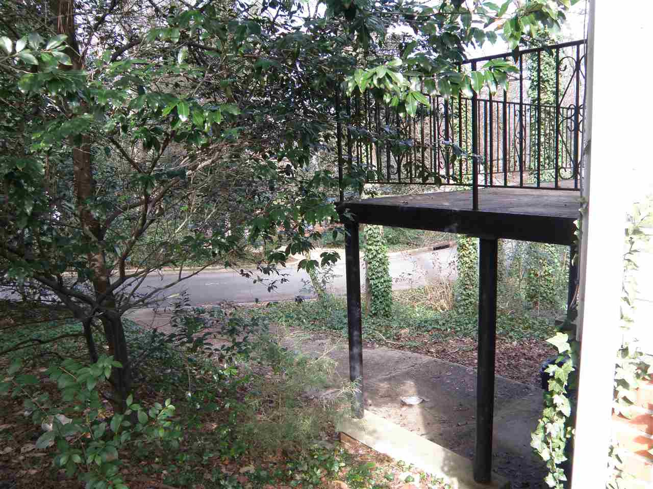 deck over garage entrance