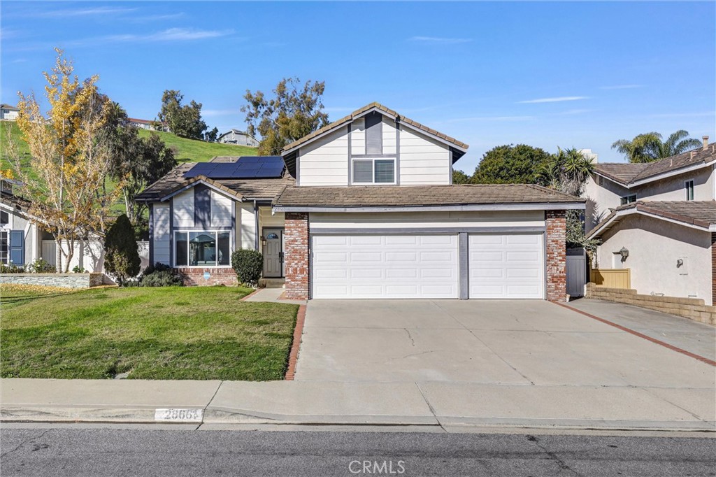 a view of a house with a outdoor space