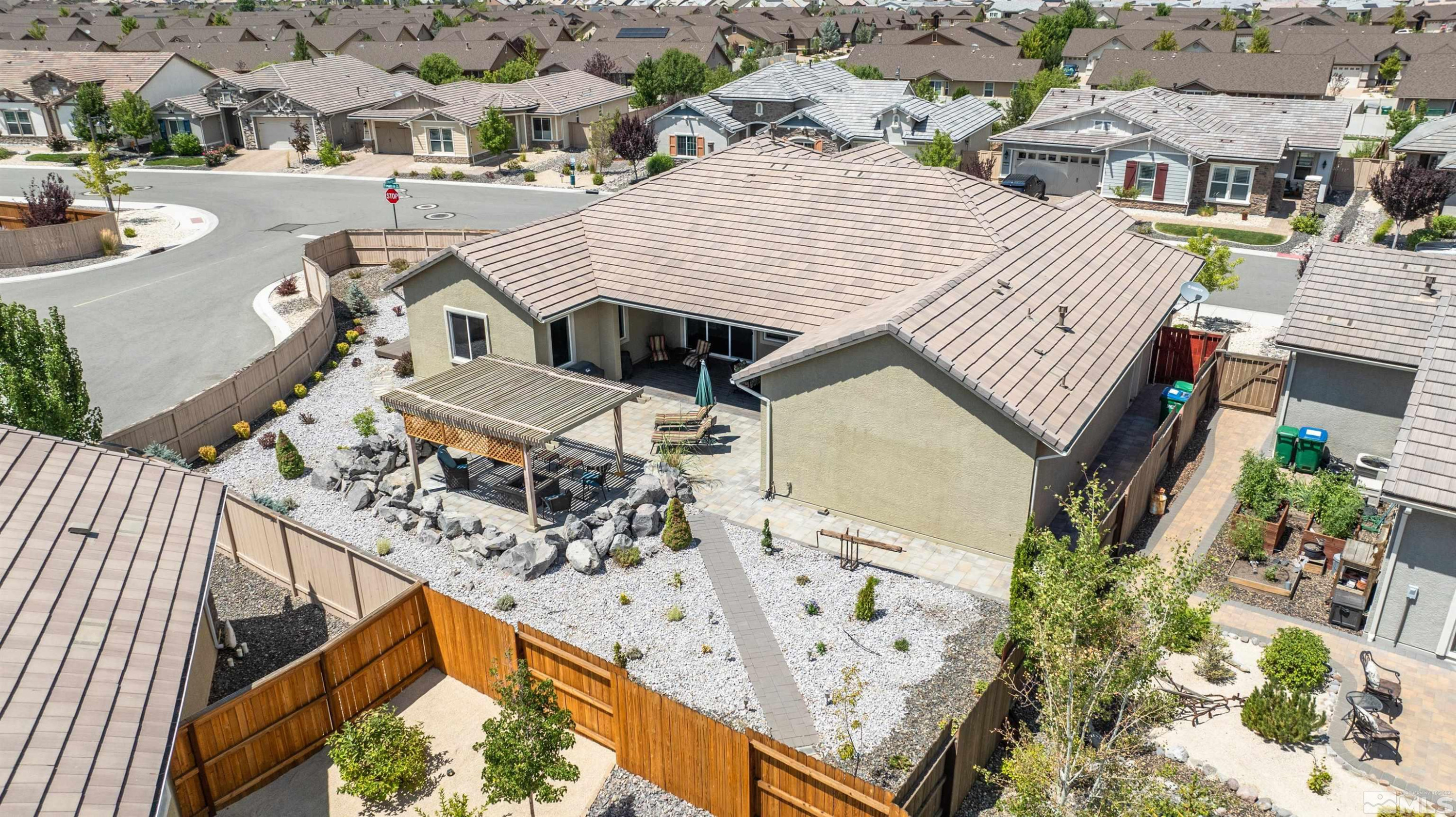 2084 Phaethon Lane Reno, NV 89521 - Photo 25 of 35 an aerial view of a house with wooden floor