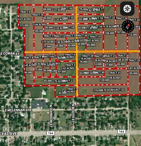 a sign on the street